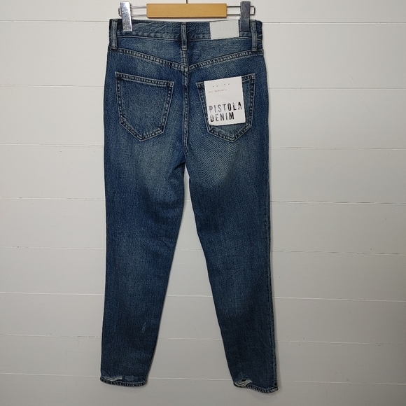 PISTOLA Presley high rise girlfriend jeans size 25 - Picture 6 of 11